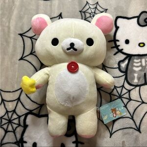 korilakkuma holding star plushie